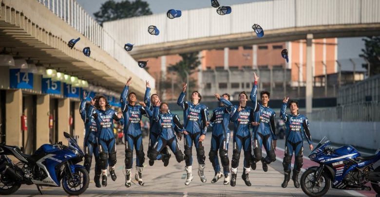 PILOTOS DA YAMAHA EM INTERLAGOS