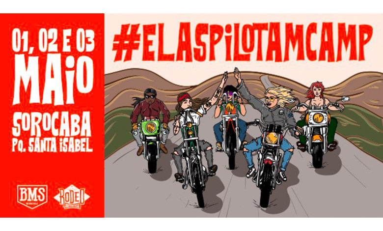 elas pilotam camp acampamento para mulheres motociclistas