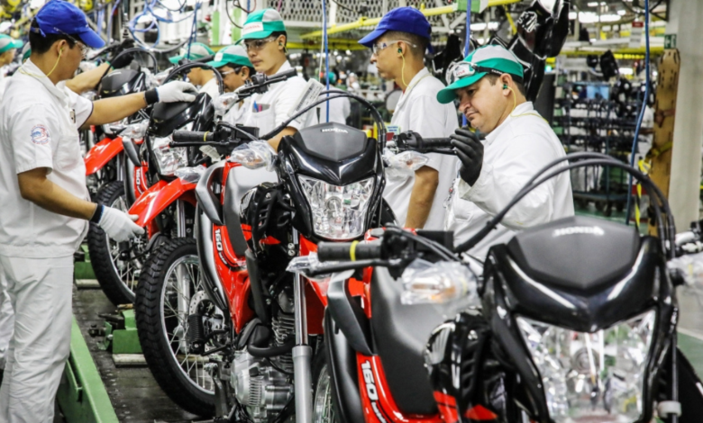 honda fábrica motocicletas