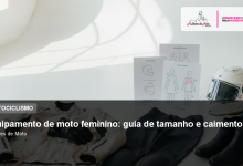 Equipamento de moto feminino: guia de tamanho e caimento