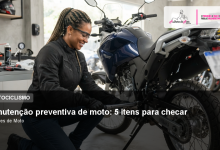 Manutenção preventiva de moto: 5 itens para checar