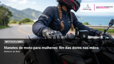Manetes de moto para mulheres: fim das dores nas mãos