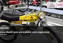 Moto na chuva: guia para pilotar com segurança