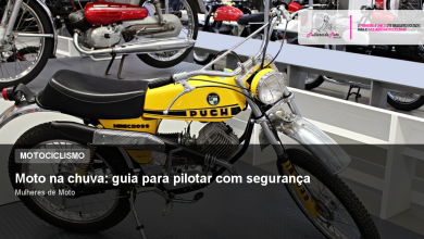 Moto na chuva: guia para pilotar com segurança