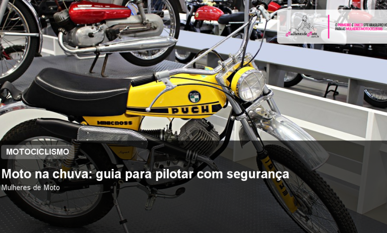 Moto na chuva: guia para pilotar com segurança