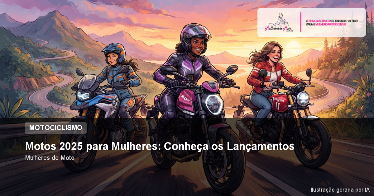 Motos 2025 para Mulheres: Conheça os Lançamentos