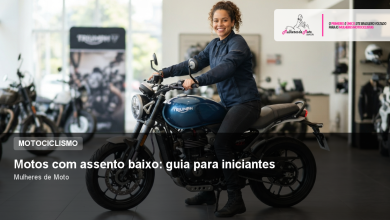 Motos com assento baixo: guia para iniciantes
