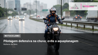 Pilotagem defensiva na chuva: evite a aquaplanagem