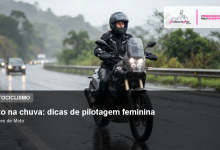 Moto na chuva: dicas de pilotagem feminina