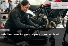 Troca de óleo de moto: passo a passo descomplicado