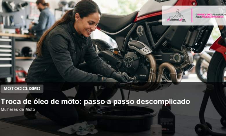 Troca de óleo de moto: passo a passo descomplicado