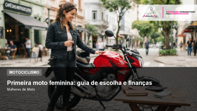 Primeira moto feminina: guia de escolha e finanças