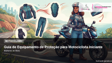 Guia de Equipamento de Proteção para Motociclista Iniciante