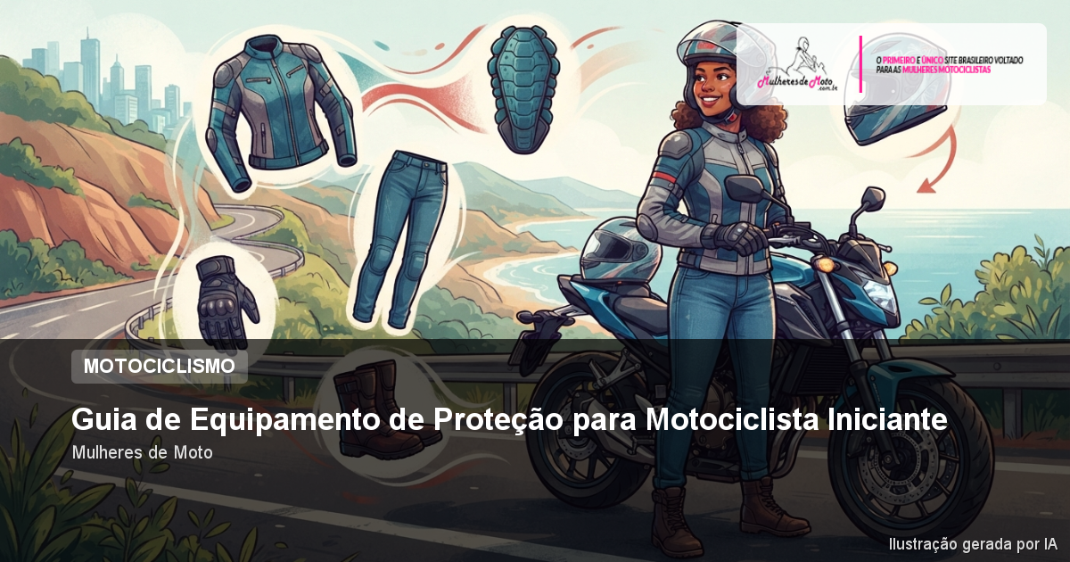 Guia de Equipamento de Proteção para Motociclista Iniciante
