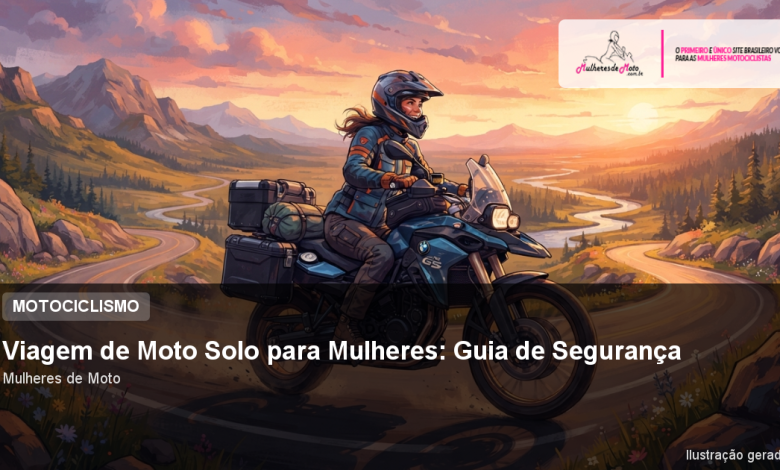 Viagem de Moto Solo para Mulheres: Guia de Segurança