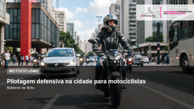 Pilotagem defensiva na cidade para motociclistas