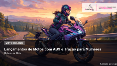 Lançamentos de Motos com ABS e Tração para Mulheres