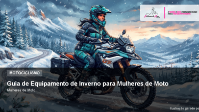Guia de Equipamento de Inverno para Mulheres de Moto