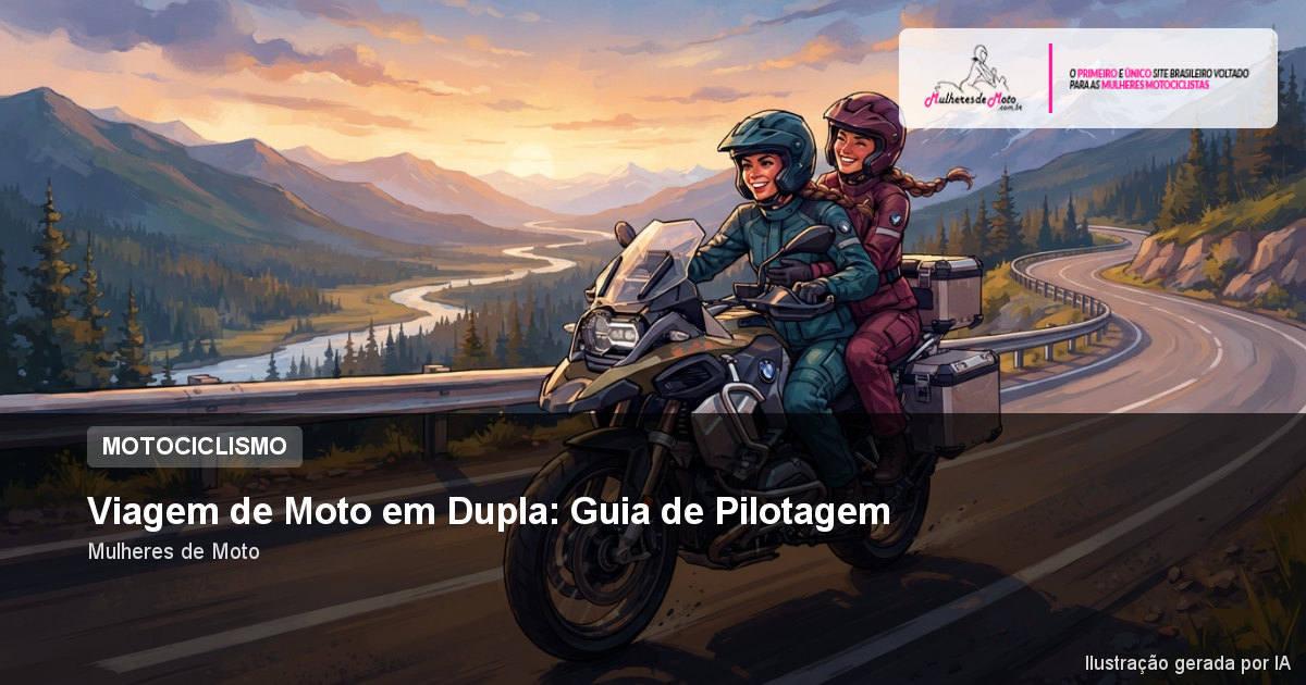 Viagem de Moto em Dupla: Guia de Pilotagem